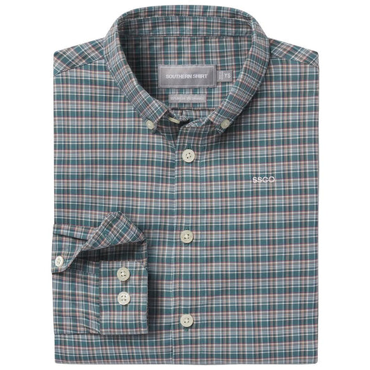 YOUTH BOYS BENNETT LONG SLEEVE PLAID
