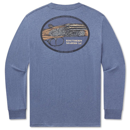 MENS L/S HERITAGE ENGRAVED TEE