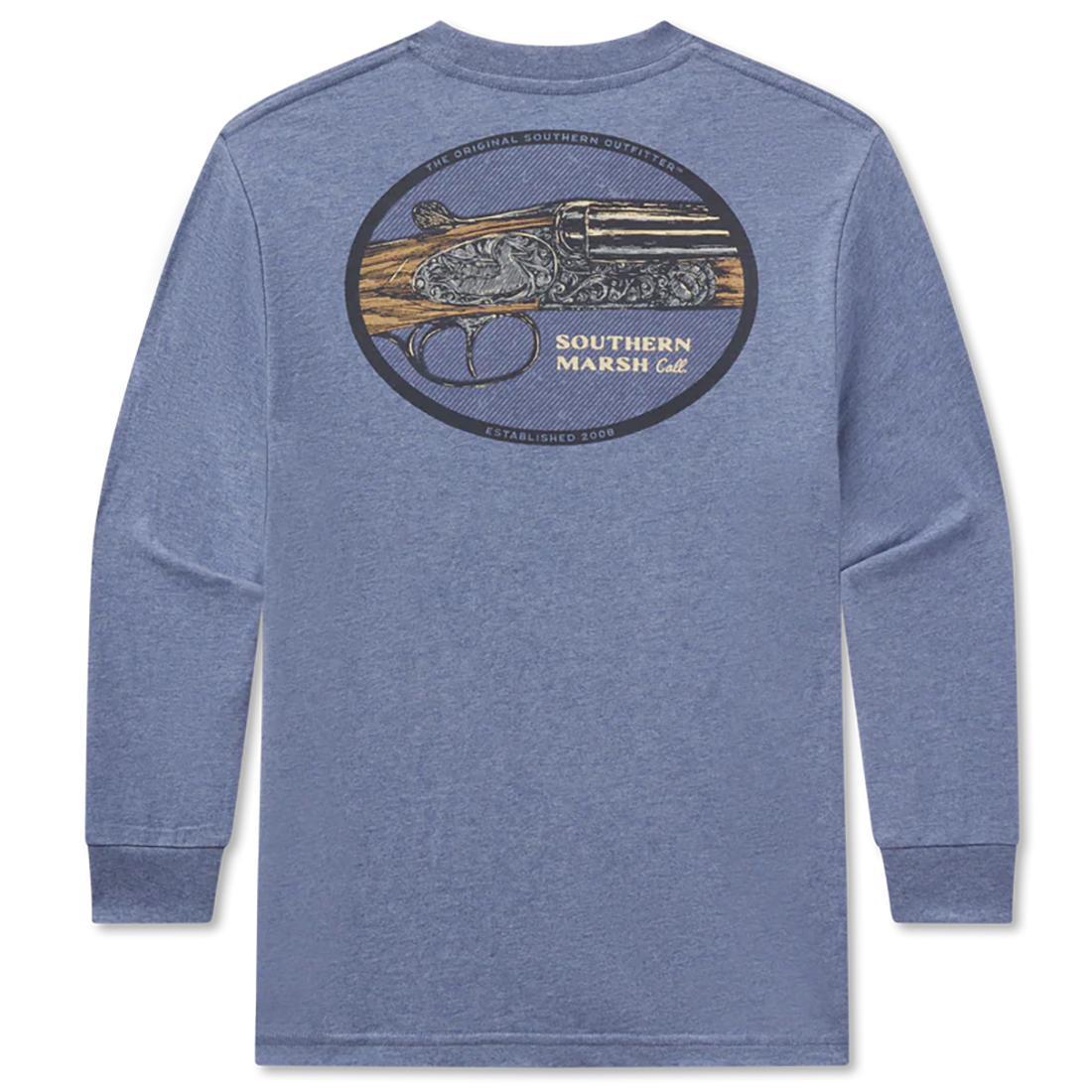 YOUTH L/S HERITAGE ENGRAVED TEE