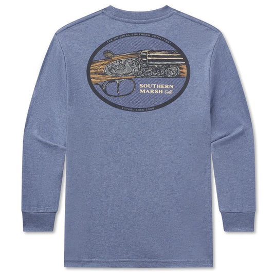 YOUTH L/S HERITAGE ENGRAVED TEE