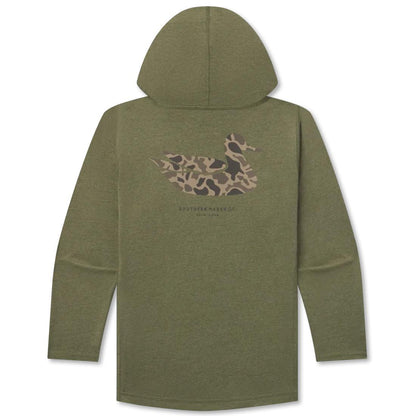 YOUTH CLASSIC HOODIE TEE DUCK ORG CAMO