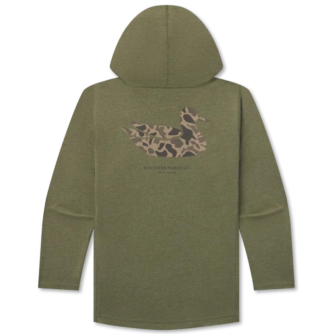 YOUTH CLASSIC HOODIE TEE DUCK ORG CAMO