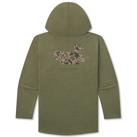 YOUTH CLASSIC HOODIE TEE DUCK ORG CAMO