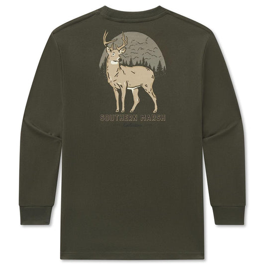 YOUTH L/S EIGHT POINT TEE