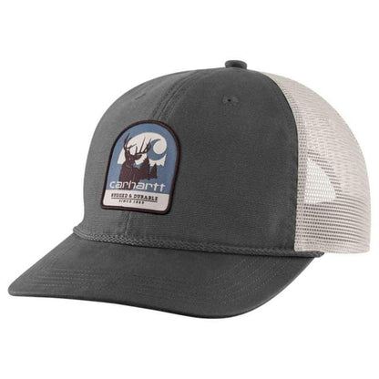 Canvas Meshback Deer Patch Cap