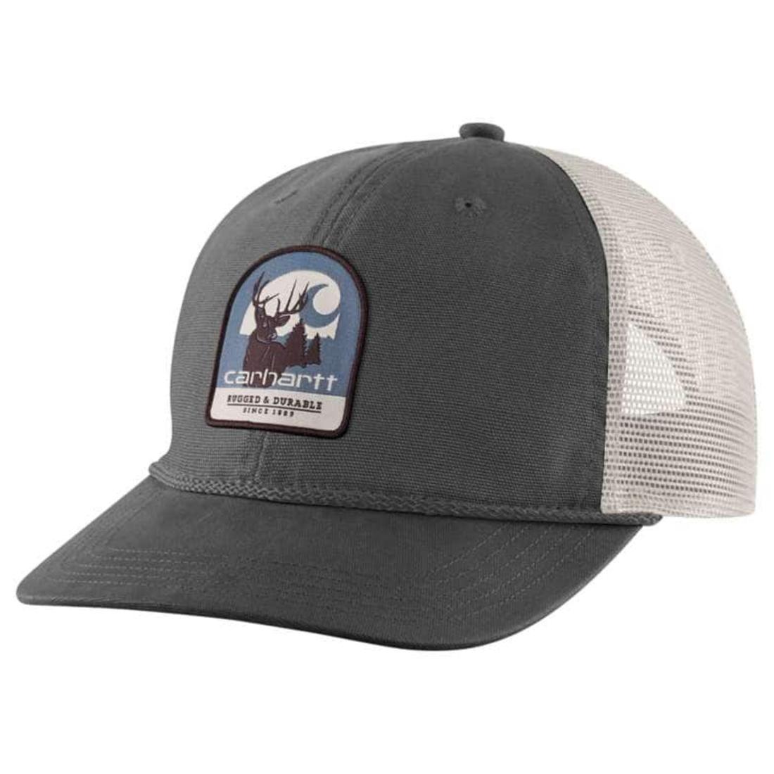 Canvas Meshback Deer Patch Cap