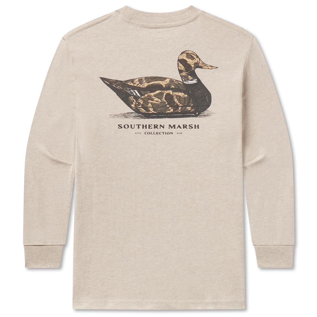 YOUTH L/S VINTAGE DUCK DECOY TEE CAMO