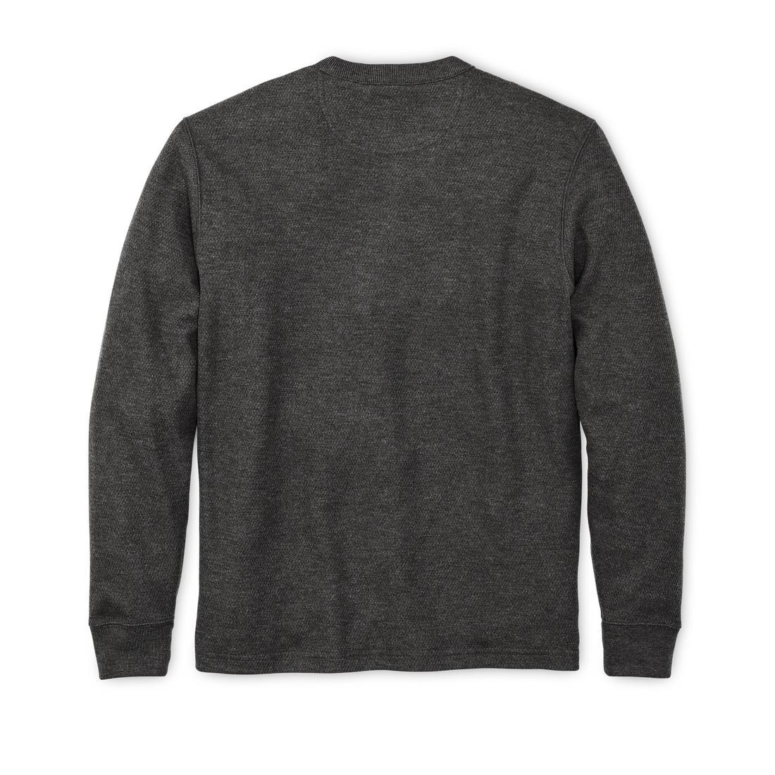 Mens Waffle Knit Thermal Crewneck