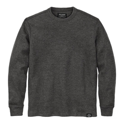 Mens Waffle Knit Thermal Crewneck