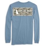 Mens Sand Dog  Moon Plate L/S Tee