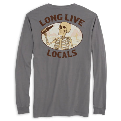 Mens Long Live Locals L/S Tee