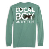 Mens Text and Tail L/S Tee