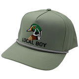 Wood Duck High Crown Rope Hat