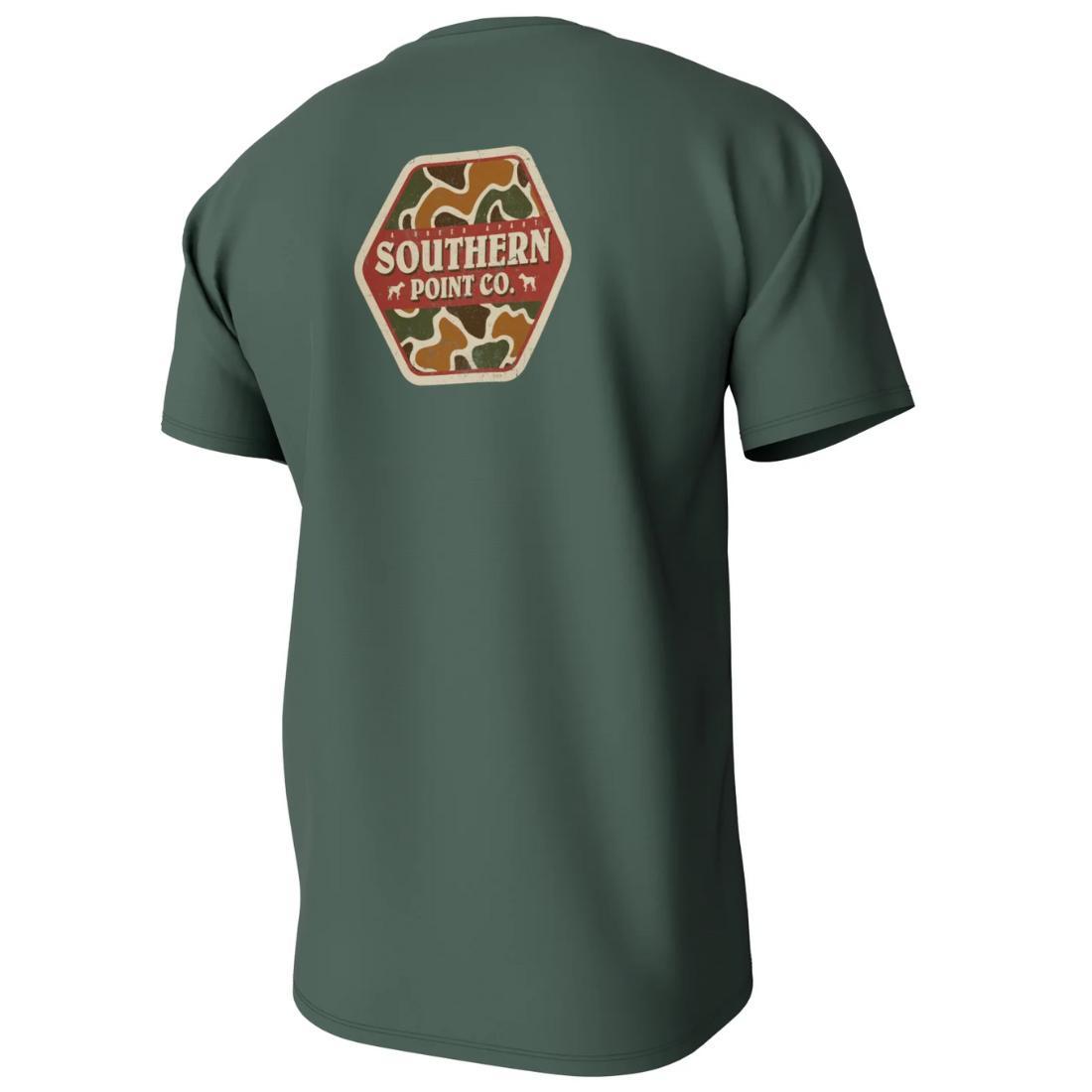 Youth Camo Logo Short Sleeve Pocket Tee