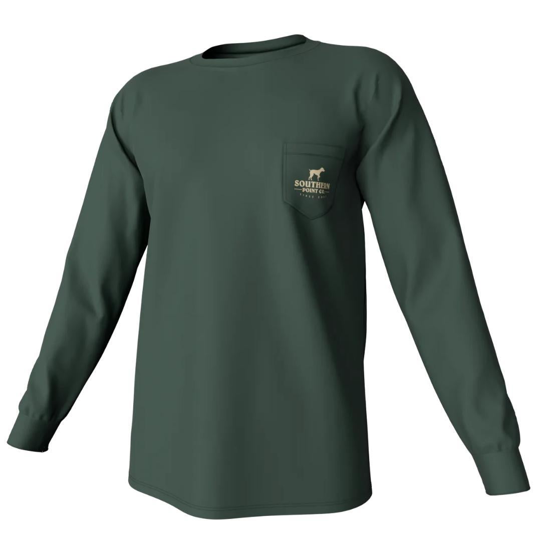 Camo Logo Long Sleeve Pocket Tee