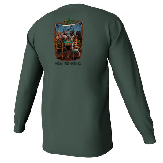 Royal Flush Long Sleeve Pocket Tee