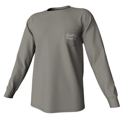 Cupped Ducks Long Sleeve Pocket Tee