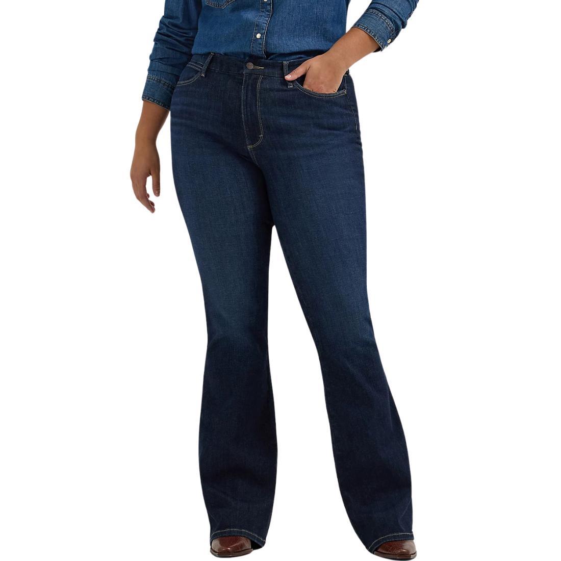 Womens Wrangler Bespoke Flare Jean High Rise