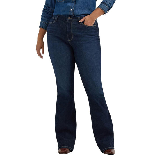 Womens Wrangler Bespoke Flare Jean High Rise
