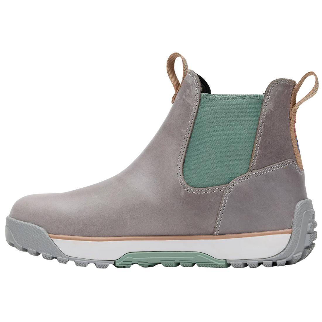 Womens Leather Ankle Deck Boot