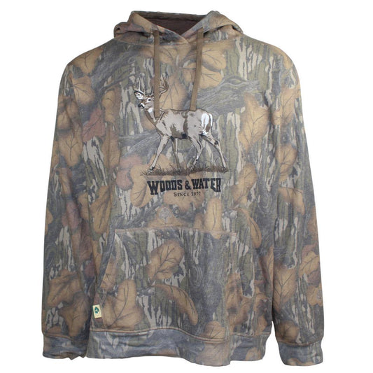 MO WASH OUT WW DEER FULL COLOR HOODY