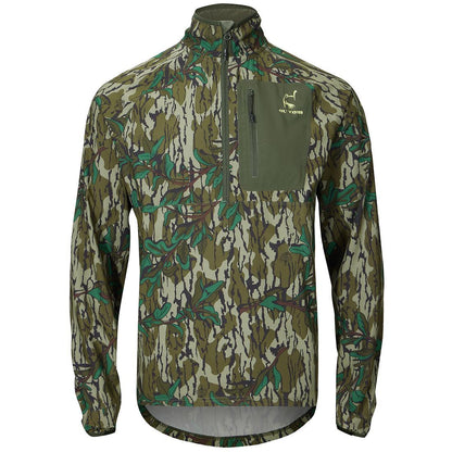 Youth Half Zip Pullover with Spider Web Technology