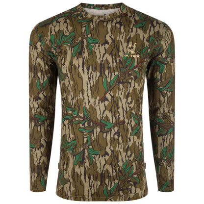 Youth Performance Crew Camo Print L/S