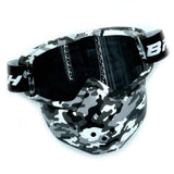 M5 Tournament Face Mask  Gray Camo