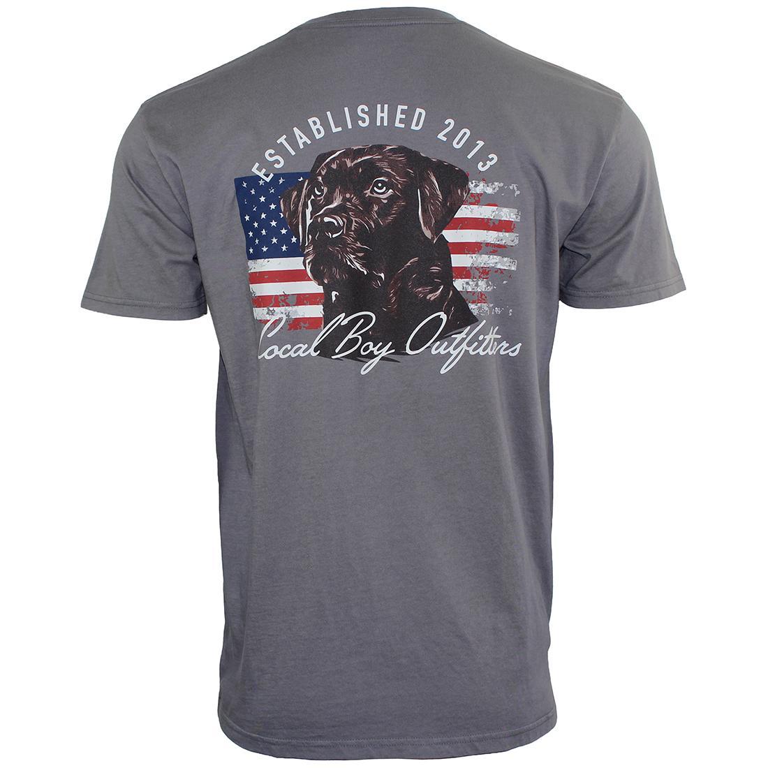 MENS PATRIOTIC PUP S/S TEE