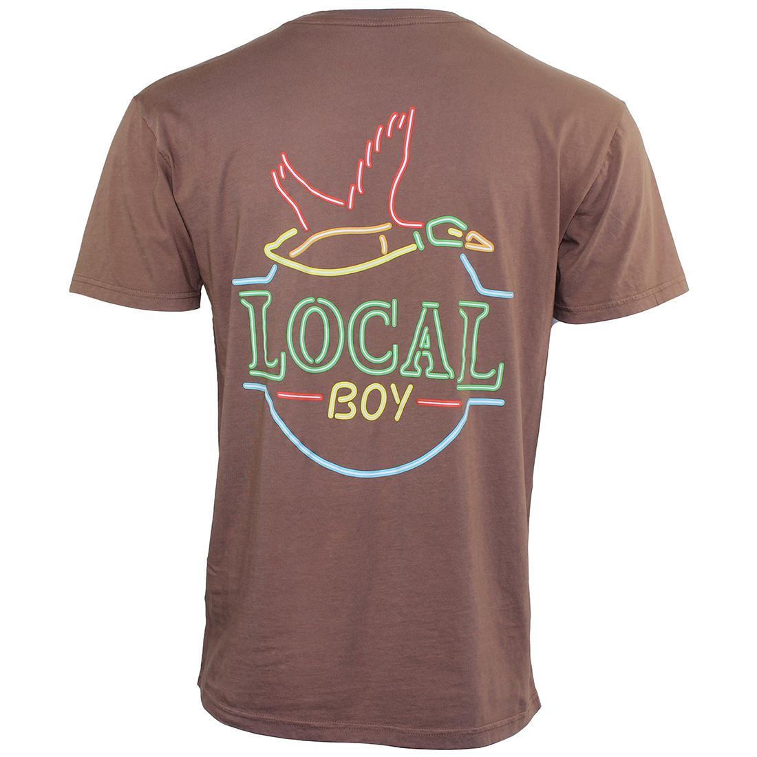 MENS NEON DUCK LATTE S/S TEE