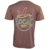 MENS NEON DUCK LATTE S/S TEE