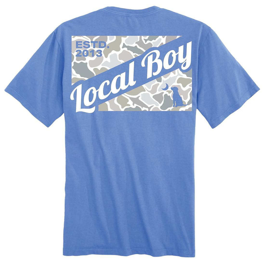 YOUTH CAMO FLAG SALTWATER SS TEE