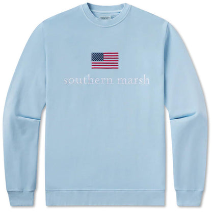 AMERICAN FLAG SEAWASH SWEATSHIRT