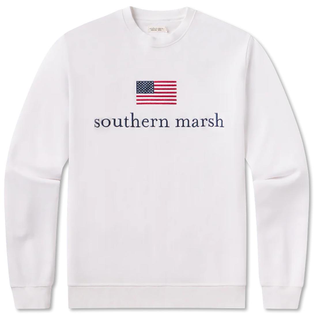 AMERICAN FLAG SEAWASH SWEATSHIRT