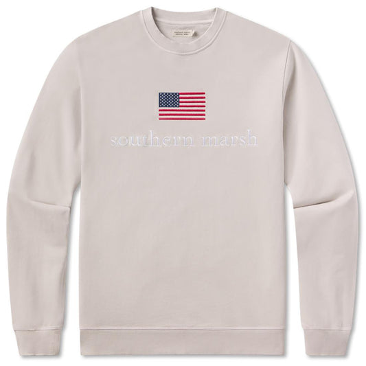 AMERICAN FLAG SEAWASH SWEATSHIRT
