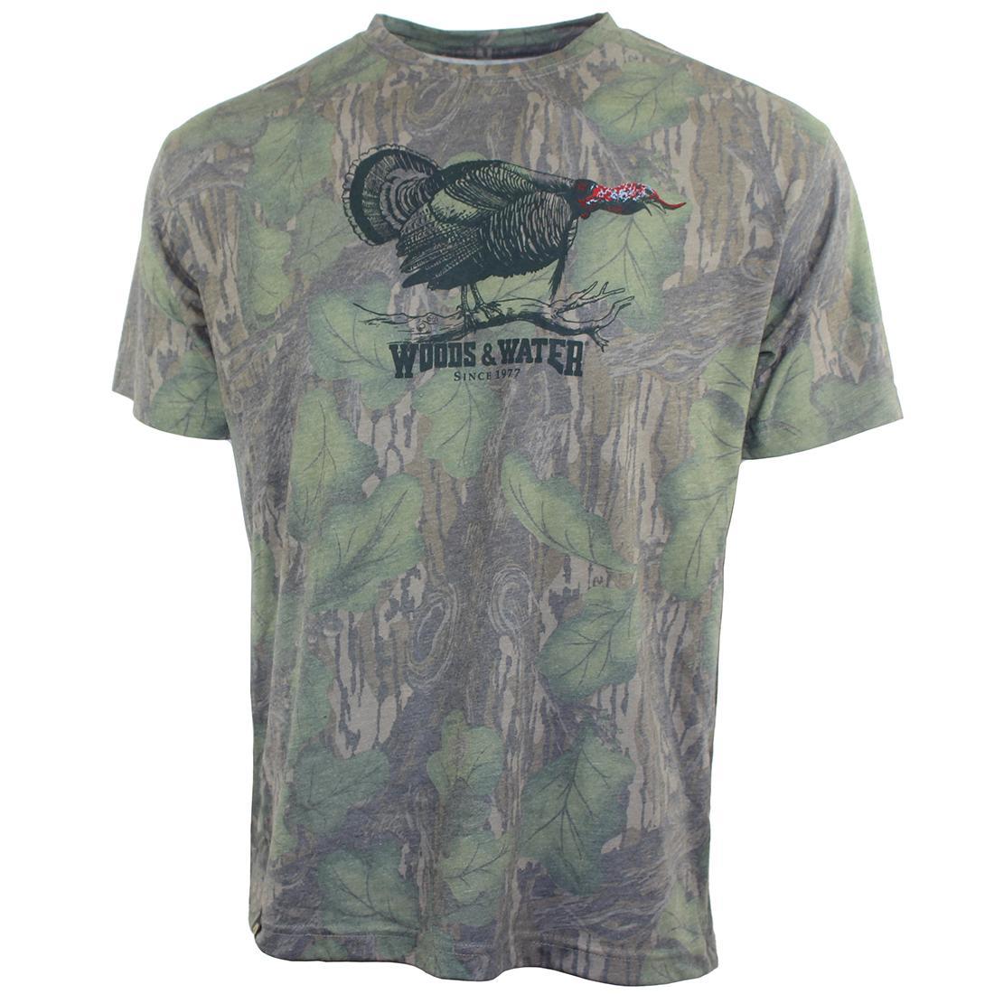 MO WASHED OUT FP WW GOBBLING TURKEY 2 S/S TEE