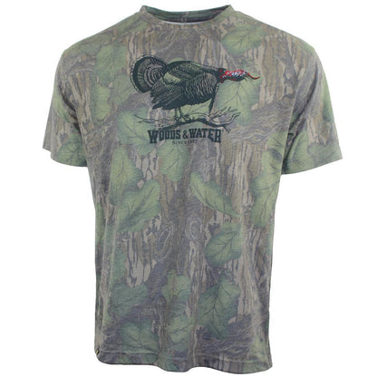 MO WASHED OUT FP WW GOBBLING TURKEY 2 S/S TEE