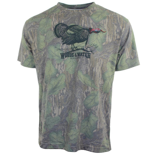 MO WASHED OUT FP WW GOBBLING TURKEY 2 S/S TEE