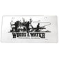 WW TRIO ACRYLIC CAR TAG MIRRORED