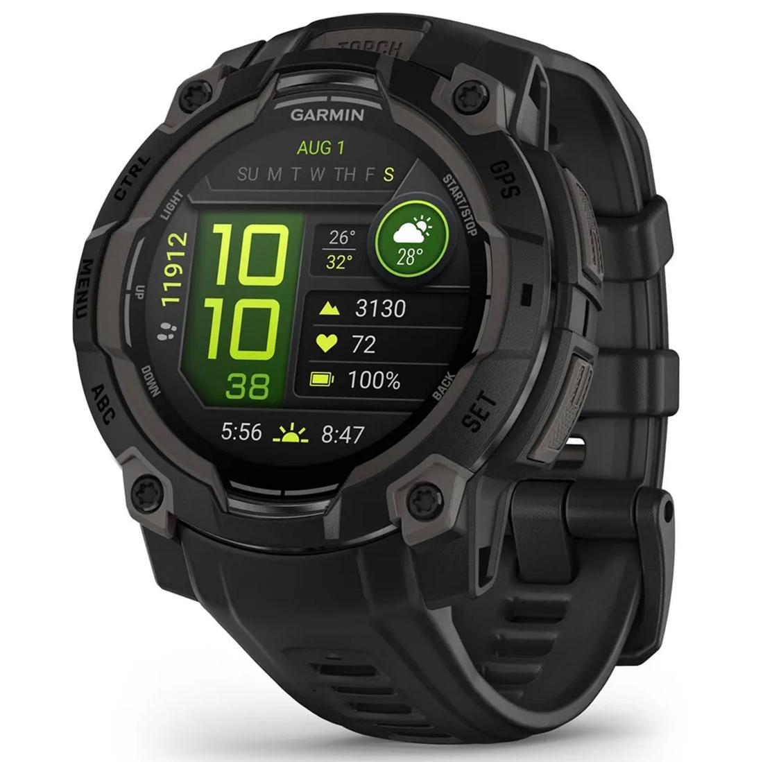 INSTINCT 3 45MM AMOLED BLACK/BLACK BAND