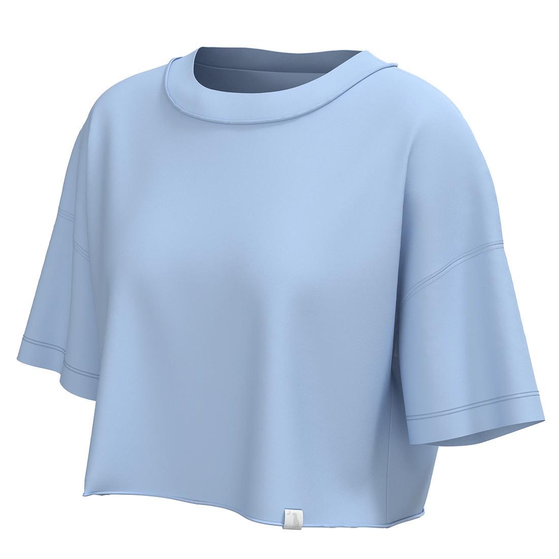 GIRLS LG BOXY CROP TEE