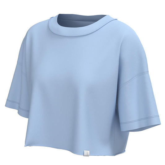 GIRLS LG BOXY CROP TEE