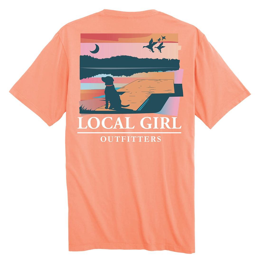 WOMENS LG LAB ON DOCK S/S TEE
