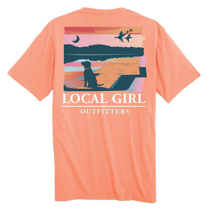 WOMENS LG LAB ON DOCK S/S TEE