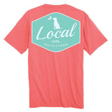 WOMENS LG BADGE S/S TEE
