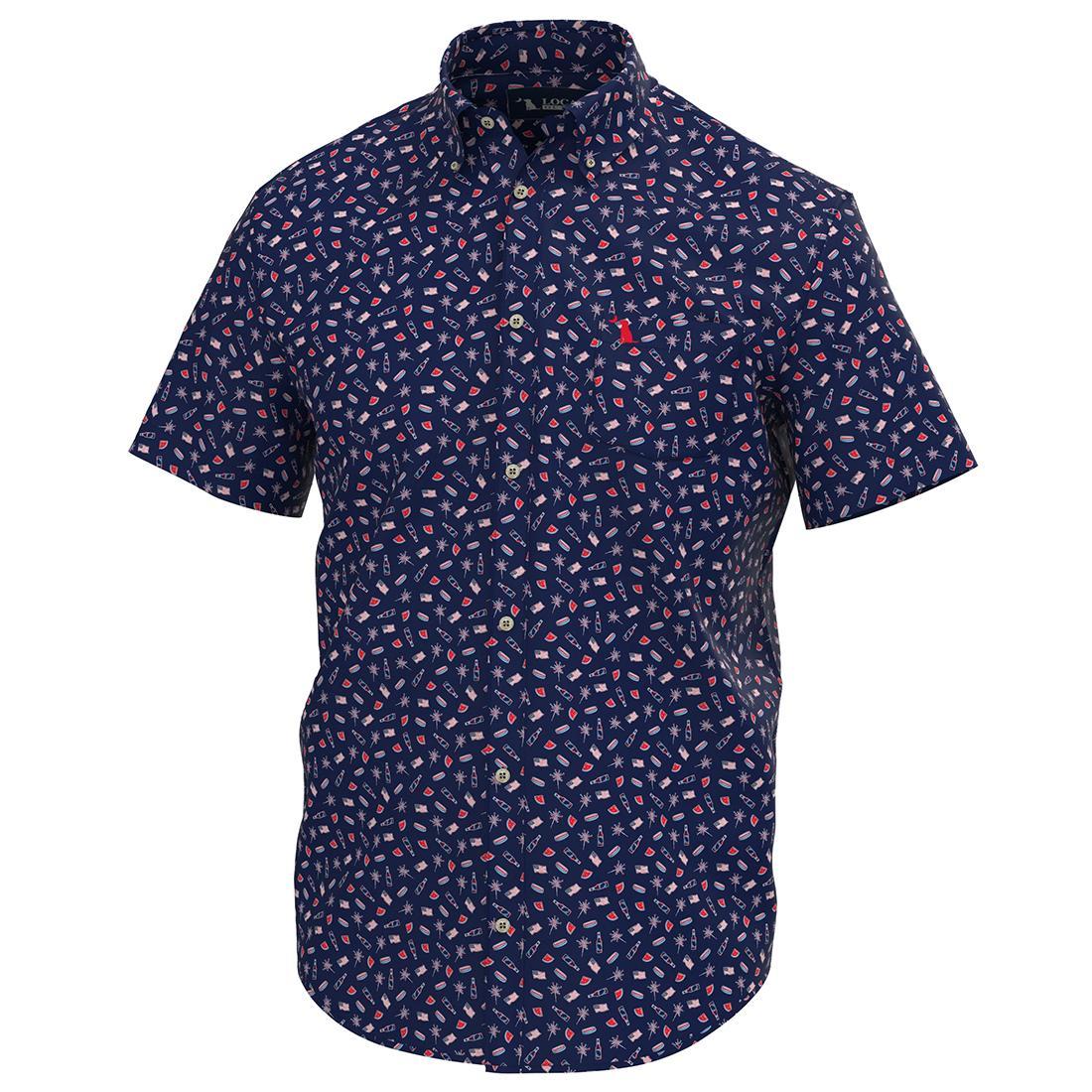 MENS LOW COUNTRY BUTTON DOWN