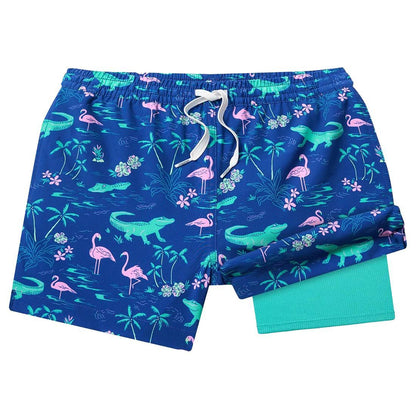 BOYS SWAMP N CIRCUMSTANCES CLASSIC LINED SWIM TRUNK