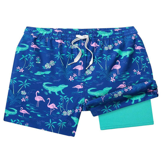BOYS SWAMP N CIRCUMSTANCES CLASSIC LINED SWIM TRUNK
