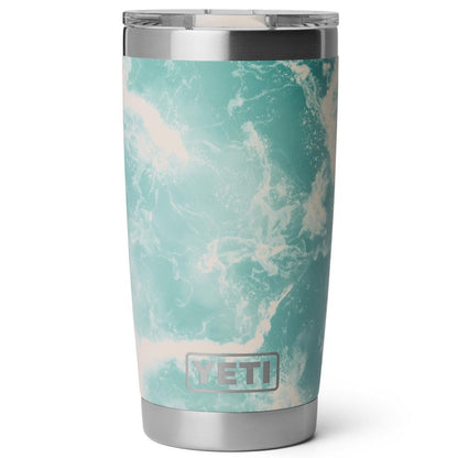 RAMBLER 20OZ TUMBLER MS SEAFOAM PATTERN