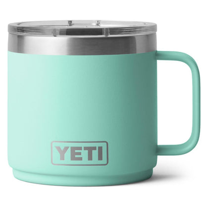 RAMBLER 14OZ CL MUG 2.0 MS SEAFOAM